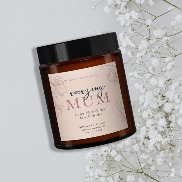 Amazing Mum Personalised Candle