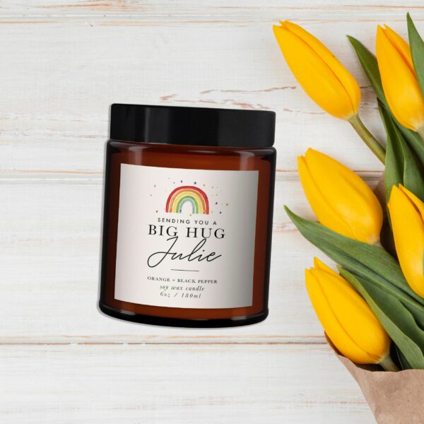 Sending you a big hug aromatherapy candle