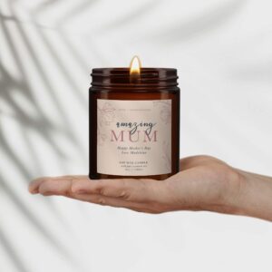 Amazing Mum Personalised Candle - Image 3