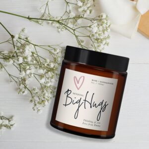 Personalised Big hugs Candle Gift - Image 3