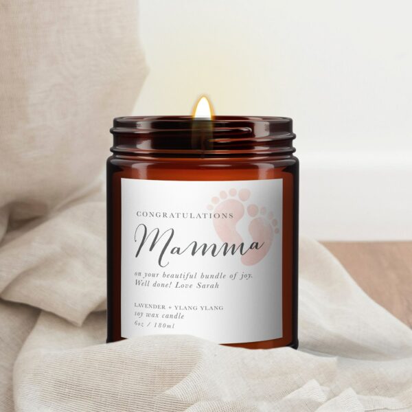 New Baby Candle Gift
