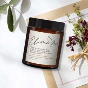 Personalised Name In Memory Candle gift - Image 3