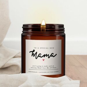 New Mama personalised all natural candle - Image 3
