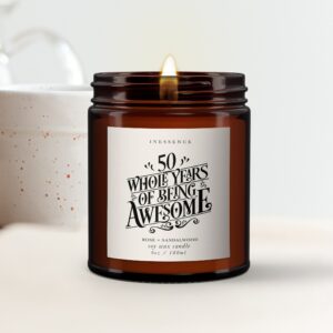 50th Birthday OR ANY AGE candle gift - Image 3