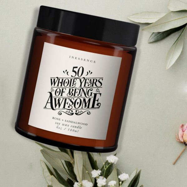 50th Birthday OR ANY AGE candle gift