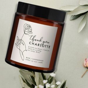 Personalised Thank You Candle - Image 3