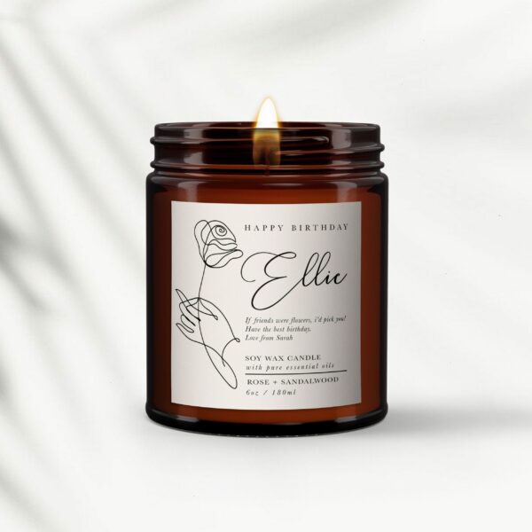 Personalised Birthday Candle
