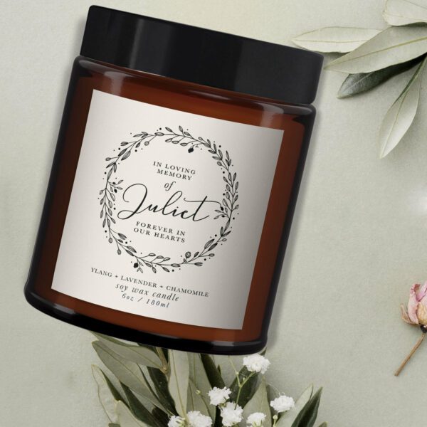Remembrance in Loving Memory Candle Gift