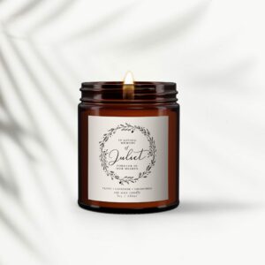 Remembrance in Loving Memory Candle Gift - Image 3