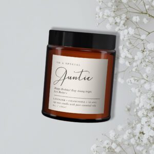 Special Auntie Personalised Candle - Image 3