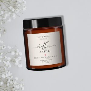 Mother of the Bride Personalised Candle - Image 4