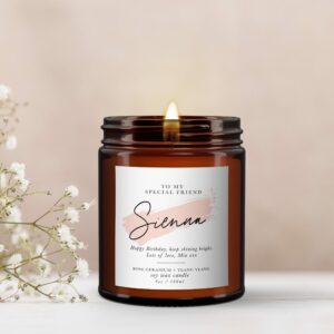 Special Friend Personalised Candle - Image 3