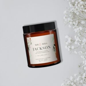 Personalised Wedding Candle Gift - Image 3