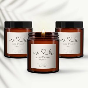 Personalised Initials Wedding Candle - Image 4