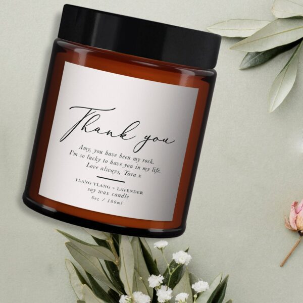 Thank You Aromatherapy Candle Gift