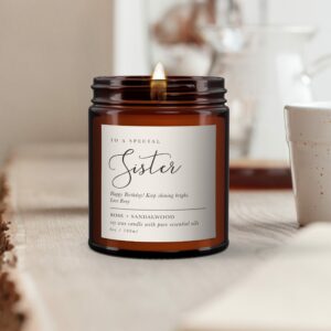 Special Sister Personalised Candle Gift - Image 3