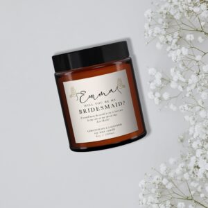 Will You Be My Bridesmaid Personalised Candle - Image 3