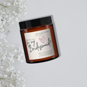 Will You Be My Bridesmaid Personalised Candle - Image 3