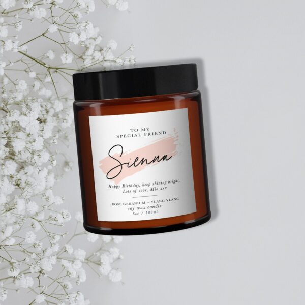 Special Friend Personalised Candle