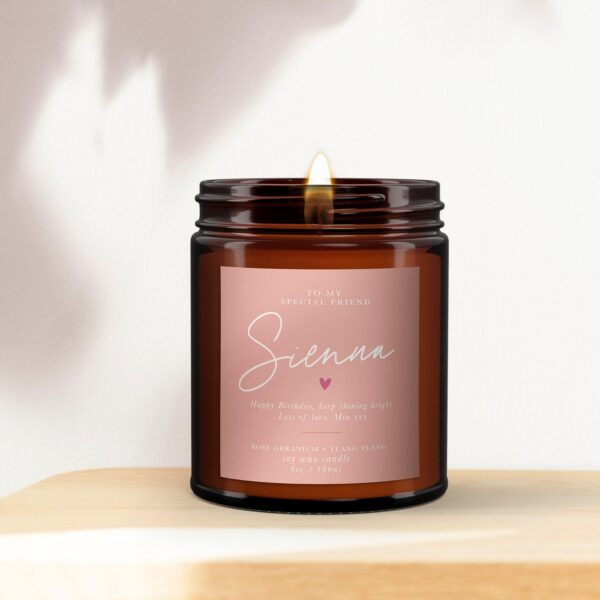 Special Friend Personalised Candle