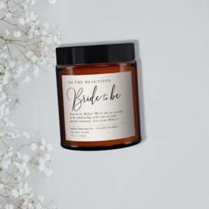 Bride to be Personalised Candle Gift - Image 3