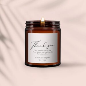 Thank You Aromatherapy Candle Gift - Image 3