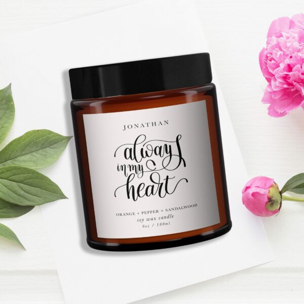 Always in my Heart Remembrance Candle