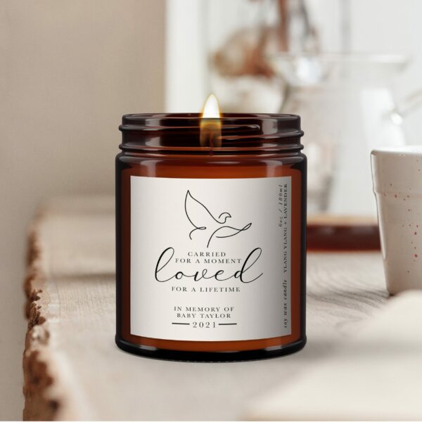 Miscarriage candle