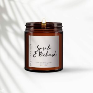 Personalised Wedding Candle - Image 3
