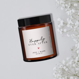 Happily Ever After Wedding Candle - Image 3