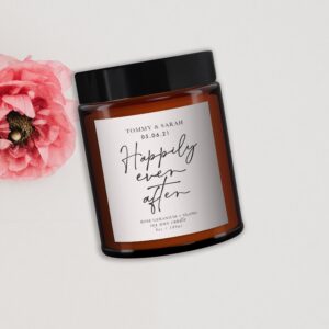 Happily Ever After Wedding Candle - Image 2
