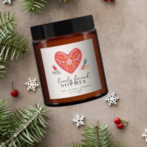 Lovely Friend Personalised Candle Gift - Image 3