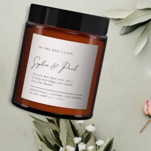 Personalised Valentines Candle Gift - Image 3