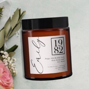 1982 Personalised 40th Birthday Candle Gift - Image 3