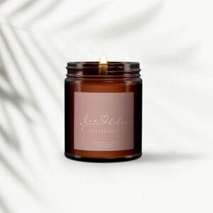 Personalised Wedding Candle - Image 2