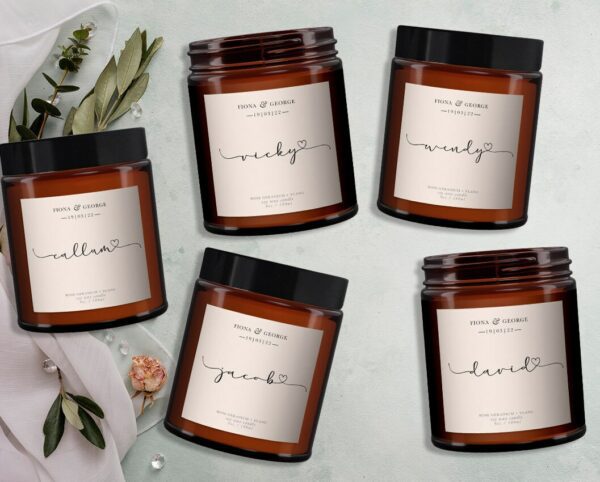 Wedding Guest Name Favours