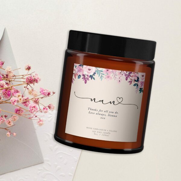 Nan Personalised Aromatherapy Candle