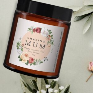Amazing Mum Personalised Aromatherapy Candle Gift - Image 3