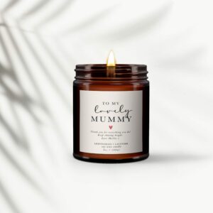 Lovely Mummy Personalised Aromatherapy Candle Gift - Image 3