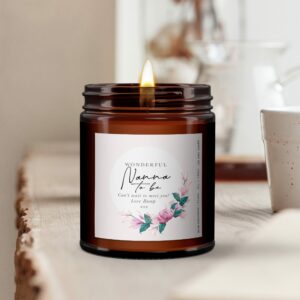Nanna to be personalised candle gift - Image 3