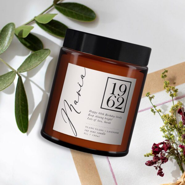 1962 Birthday Candle Gift for 60th Birthday