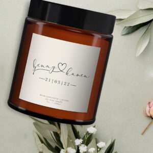 Personalised Wedding Candle - Image 2