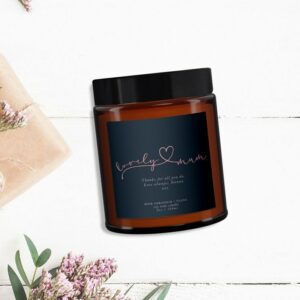 Lovely Mum Personalised Aromatherapy Candle Gift - Image 2