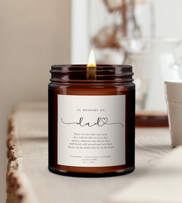 In memory of Dad Candle