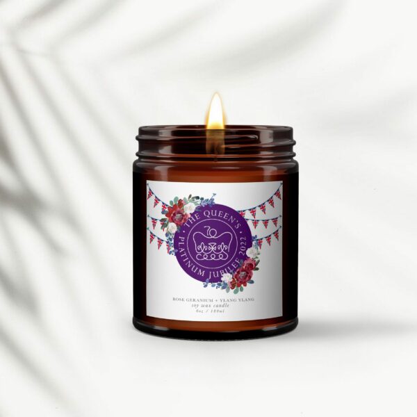 Queen Platinum Jubilee Candle