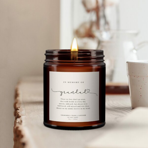 In memory of Grandad Candle