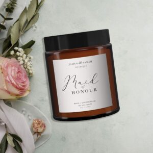 Maid of Honour Personalised Candle - Image 3