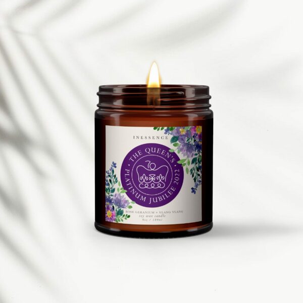 Queen Platinum Jubilee Candle