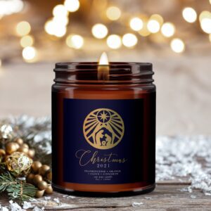 Nativity Christmas Aromatherapy Candle